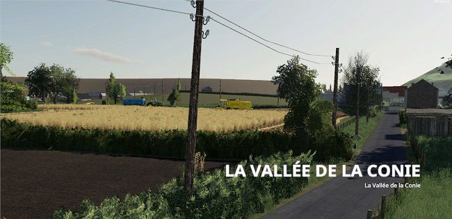 Карта La Vallée de La Conie v1.0 Beta для FS19 (1.7.x)