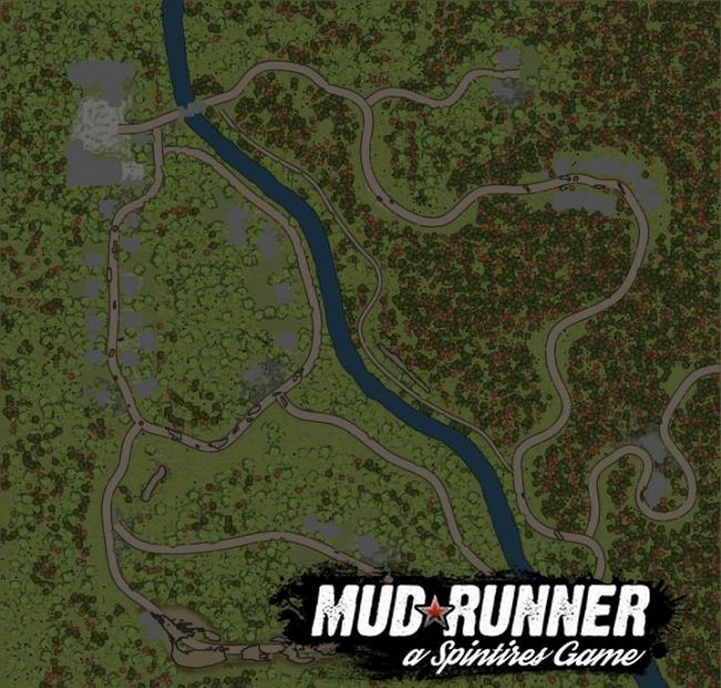 Карта "Старая деревня" для Spintires: MudRunner