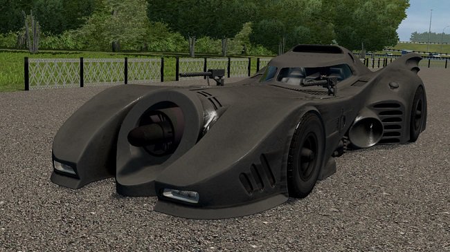 Бэтмобиль (BatMobile) для City Car Driving (1.5.9.2)