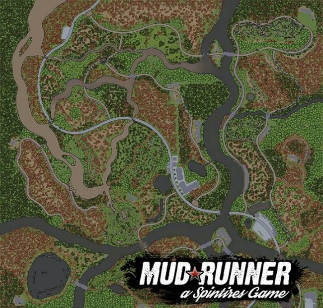 Карта "Экорегион 2" для Spintires: MudRunner