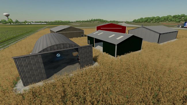 Placeable CBJ Sheds v1.0.0.0 для FS22 (1.1.x)