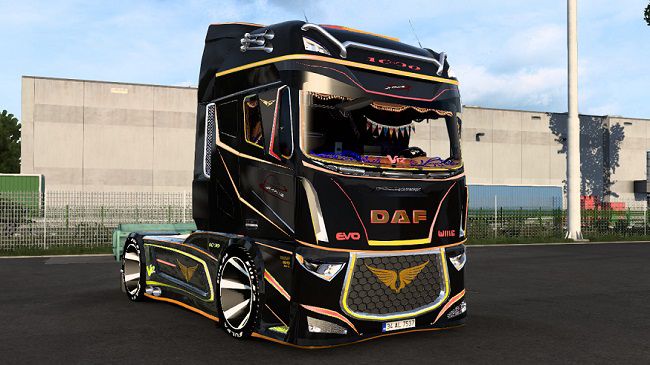 Daf Evo Wing V12 v2.0 для Euro Truck Simulator 2 (1.48.x)