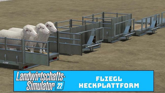 Fliegl Heckplattform v1.0.0.0 для FS22 (1.1.x)