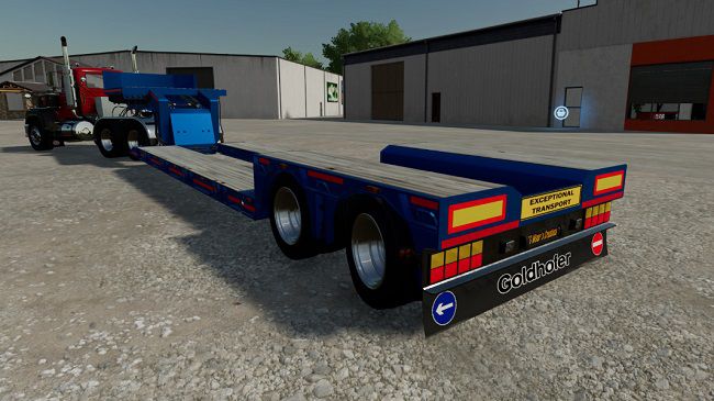 Goldhofer 2 Axle Low Loader v1.0.0.0 для FS22 (1.1.x)