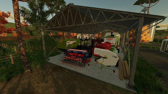 Machine Shelter v1.0.0.0 для FS22 (1.1.x)