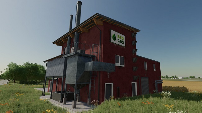 Biomass Power Plant v1.1.0.1 для Farming Simulator 22 (1.3.x)