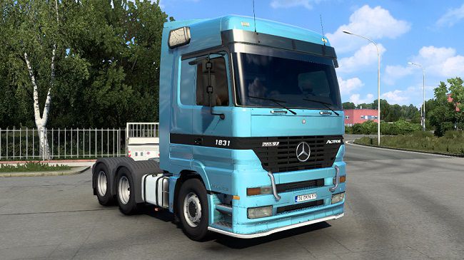 Mercedes Actros MPI&MPII v1.7 для ETS 2 (1.43.x)