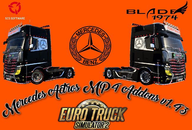 Купить Euro Truck Simulator 2 - Actros Tuning Pack