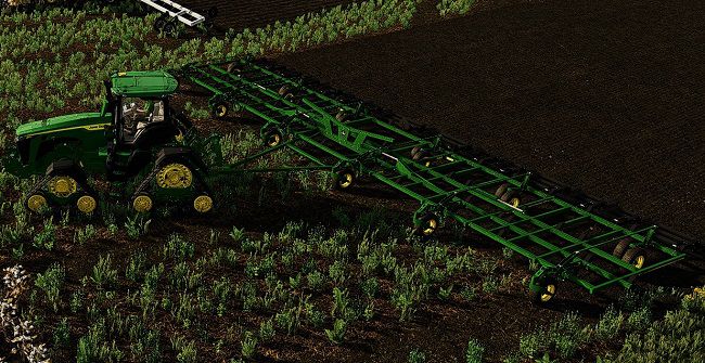 John Deere 2410 5 Section v1.1 для Farming Simulator 22 (1.3.x)
