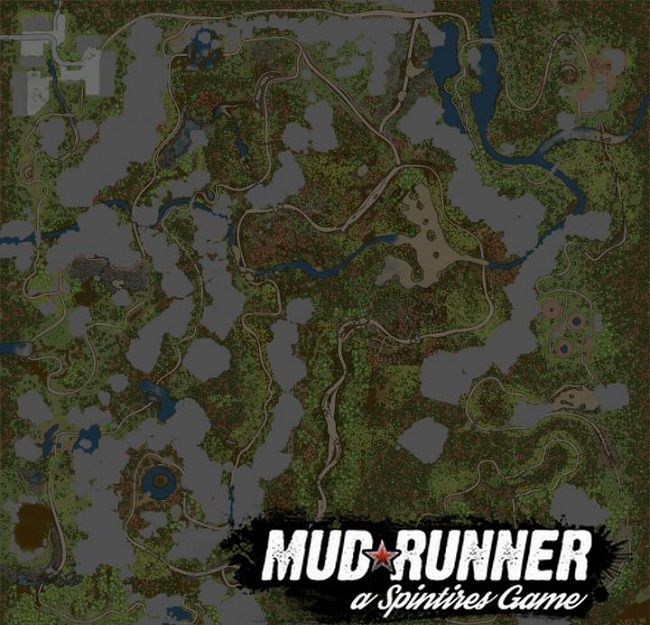 Карта Siberian Express для Spintires: MudRunner
