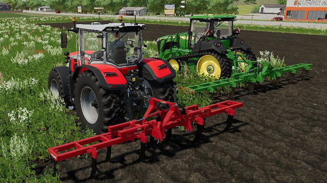 John Deere 2720 11 Shank Disk Ripper V1000 для Fs22 12x Моды для игр про автомобили от 3173