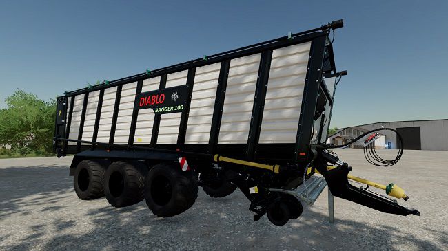 Diablo Bagger 100 v1.0.0.0 для FS22 (1.1.x)