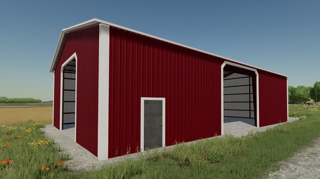 40x60 Steel Shed v1.0.0.0 для FS22 (1.1.x)