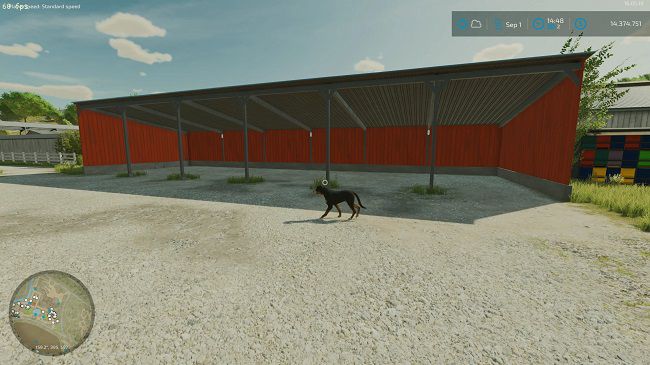 Shed for small Tractors and Equipment v1.0 для FS22 (1.1.x)