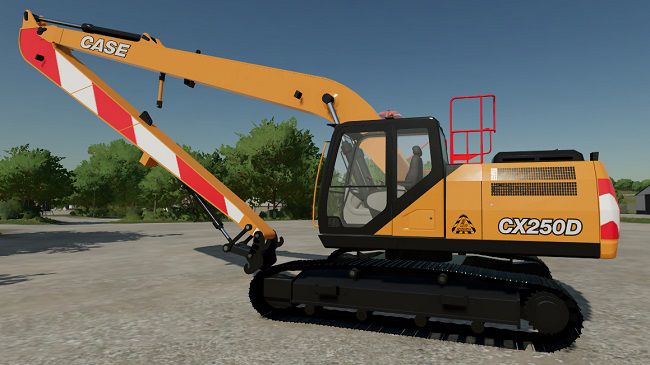 Case CX250D Long Reach Excavator v1.0.0.0 ДЛЯ FS22 (1.2.x)