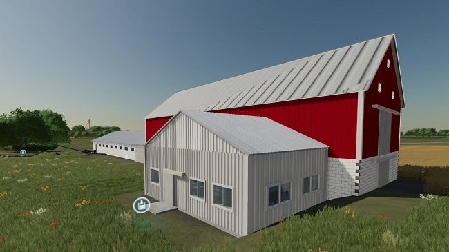 JMF Dairy Barn v1.0.0.0 для FS22 (1.2.x)