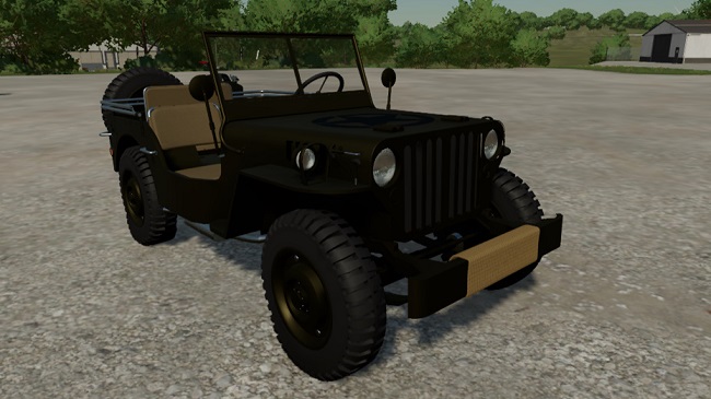Jeep Willys V1.1.0.0 для Farming Simulator 22 (1.2.x)