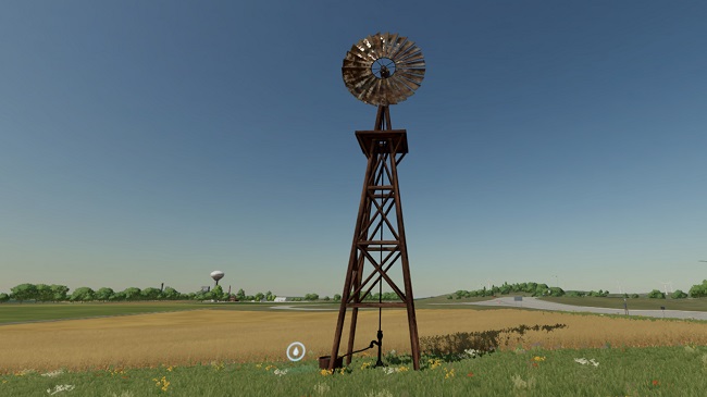 Windmill with Water Basin v1.0.0.0 для FS22 (1.2.x)