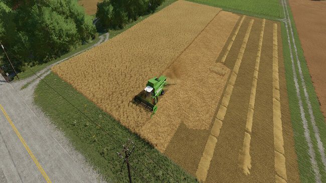 Chopped Straw For Harvesters v1.0.0.0 для FS22 (1.2.x)