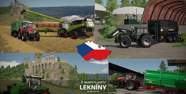 Карта Lekniny v2.1.0.1 для Farming Simulator 22 (1.7.x)