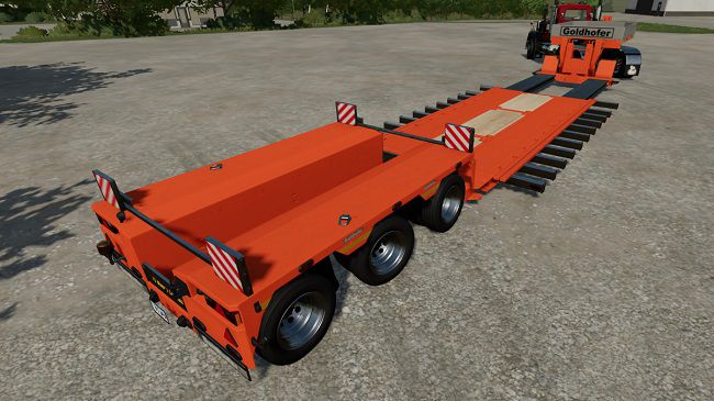 Goldhofer Low Loader with Extensions v1.0.0.0 для FS22 (1.2.x)