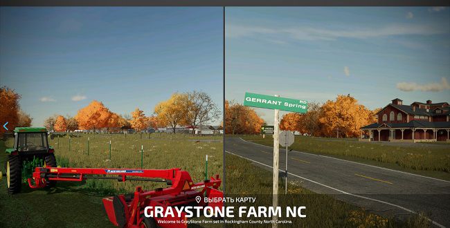 Карта GrayStone Farm Rockingham NC v1.0.0.0 для FS22 (1.2.x)