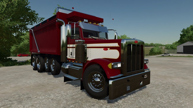 Peterbilt 379 Dump Truck v3.0 для Farming Simulator 22 (1.7.x)