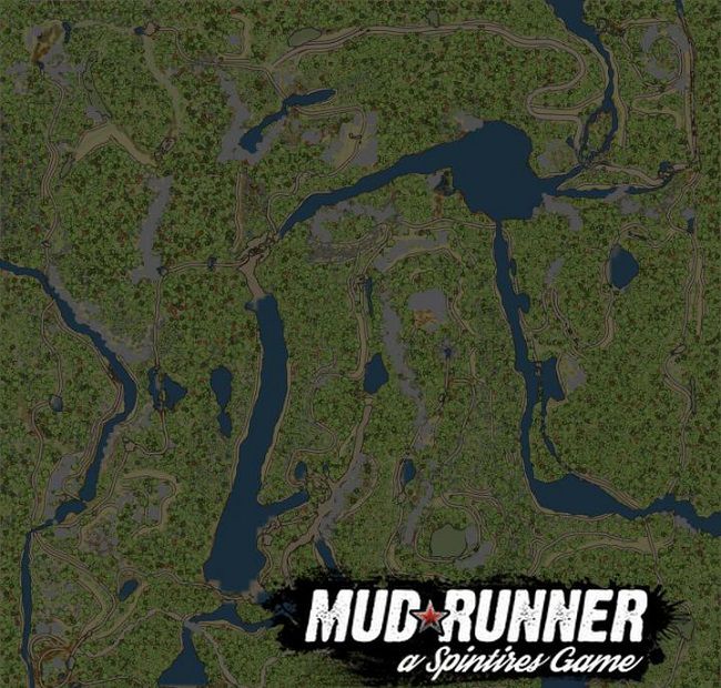 Карта "Лесуха 2022" для Spintires: MudRunner