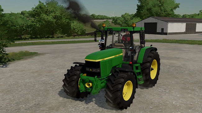 JD 7810 Gearshift And Smoke v1.0.0.0 для Farming Simulator 22 (1.2.x)