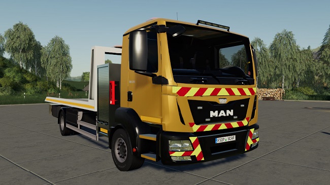 Man TGM Car Transporter Truck v1.0.0.0 для FS19 (1.7.x)