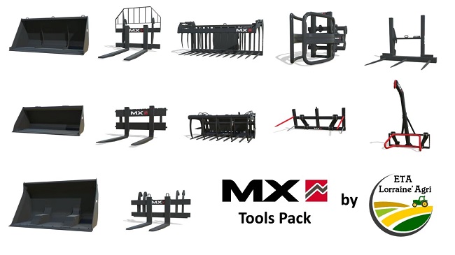 MX Tools Pack v1.0 для Farming Simulator 22 (1.2.x)