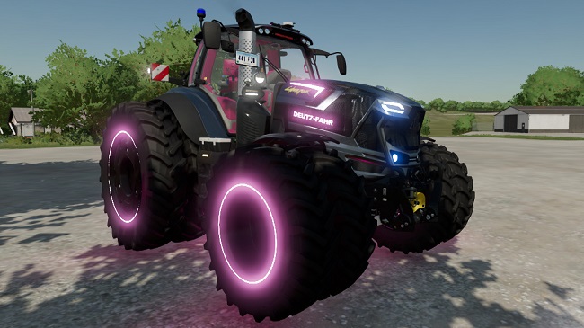 Deutz Series 2077 Cyberpunk Edition v1.0.0.0 для Farming Simulator 22 (1.2.x)