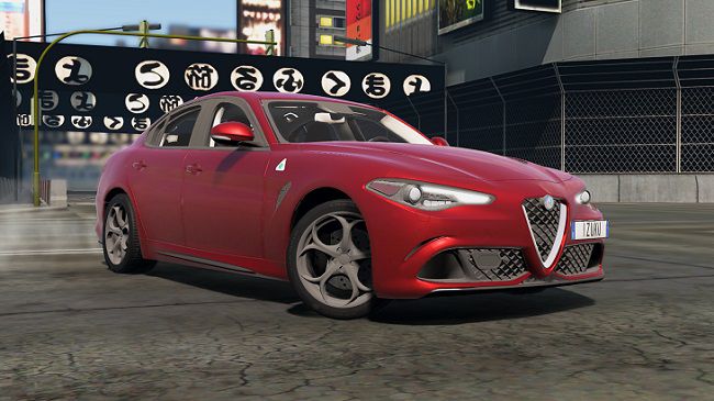 Alfa Romeo Giulia v1.0 для BeamNG.drive (0.24.1)