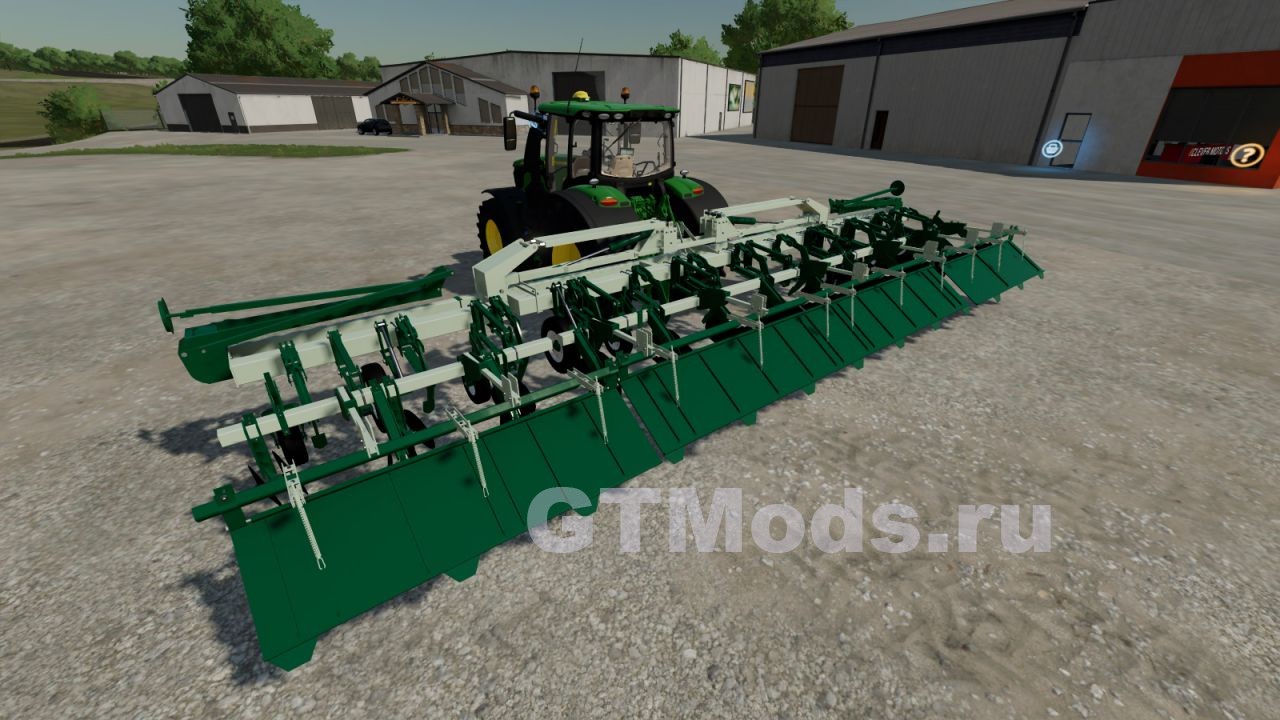 12 Row Kmc Ripper Bedder Flex V1001 для Farming Simulator 22 12x Моды для игр про 2802