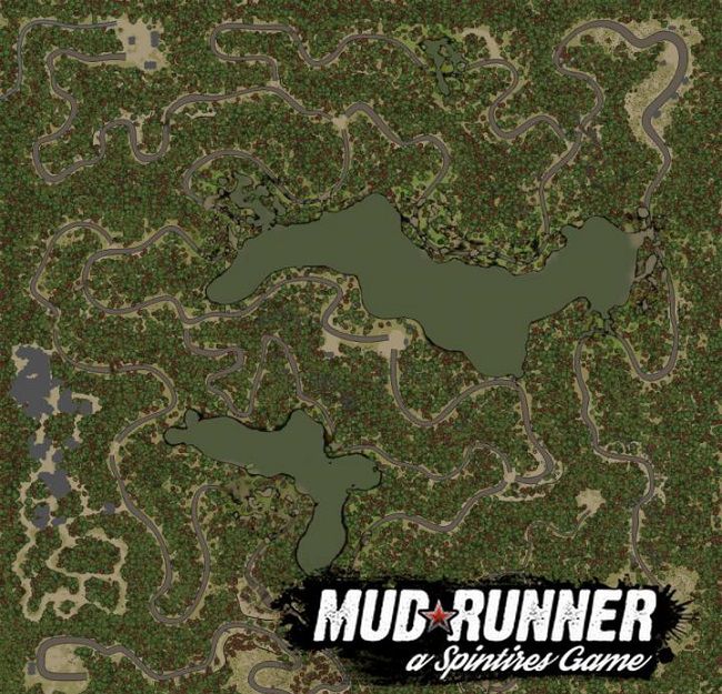 Карта "Bow Water" для Spintires: MudRunner