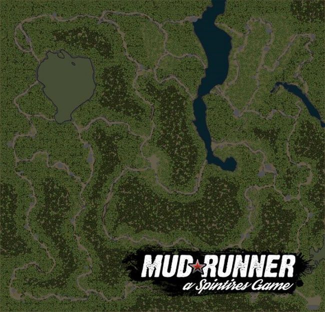 Карта "Lawson River Ranges" для Spintires: MudRunner