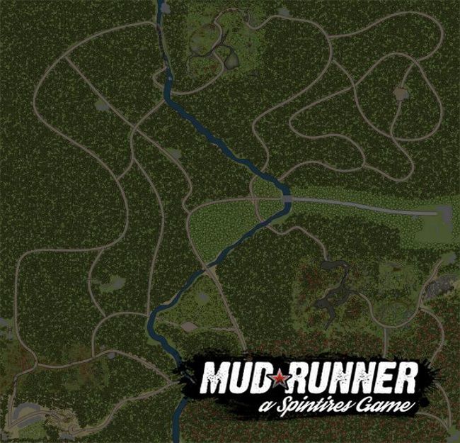 Карта "Small River" для Spintires: MudRunner