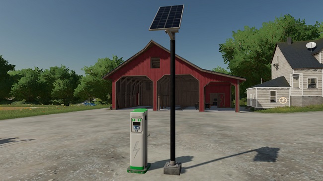 Solar Charging Station v1.0.1 для Farming Simulator 22 (1.2.x)