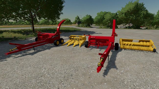 New Holland FP240 v1.0 для Farming Simulator 22 (1.2.x)
