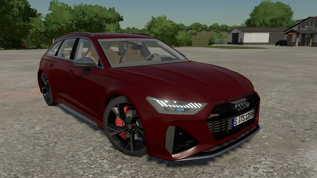 Audi RS6 v2.1.0.0 для Farming Simulator 22 (1.6.x)