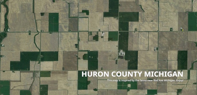 Карта Huron County Michigan v1.0 для Farming Simulator 19 (1.7.x)