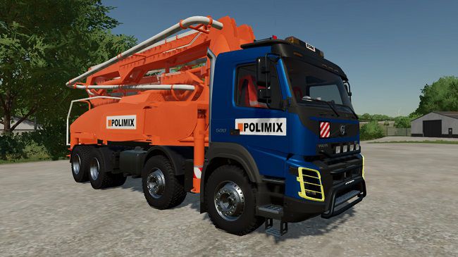 Volvo Concretepump Polimix v1.0 для Farming Simulator 22 (1.2.x)