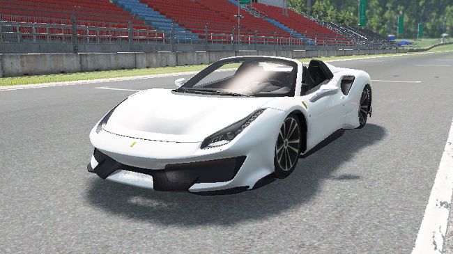 2019 Ferrari 488 Pista Spyder v1.0 для BeamNG.drive (0.24.x)