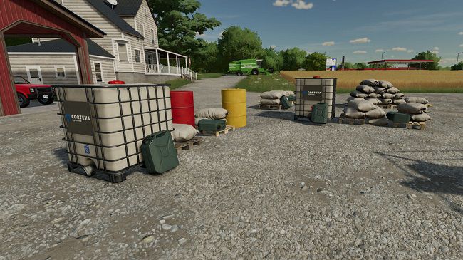 Placeable Filling Stations v1.0.0.1 для Farming Simulator 22 (1.4.x)