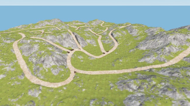 Карта High Speed Trails v1.2 для BeamNG.drive (0.24.x)
