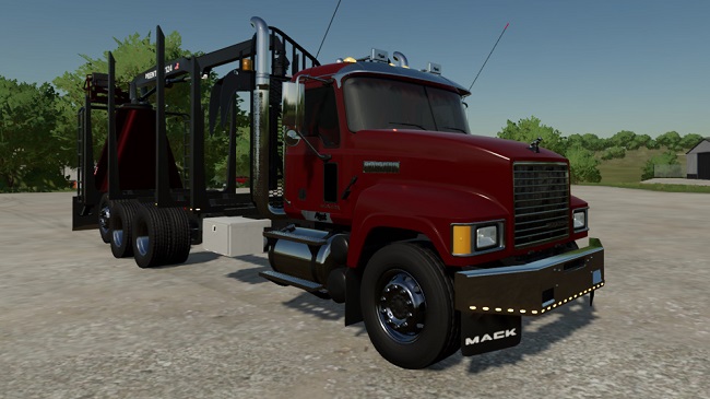 Mack Pinnacle Rear Loader Truck v1.0.0.0 для Farming Simulator 22 (1.2.x)