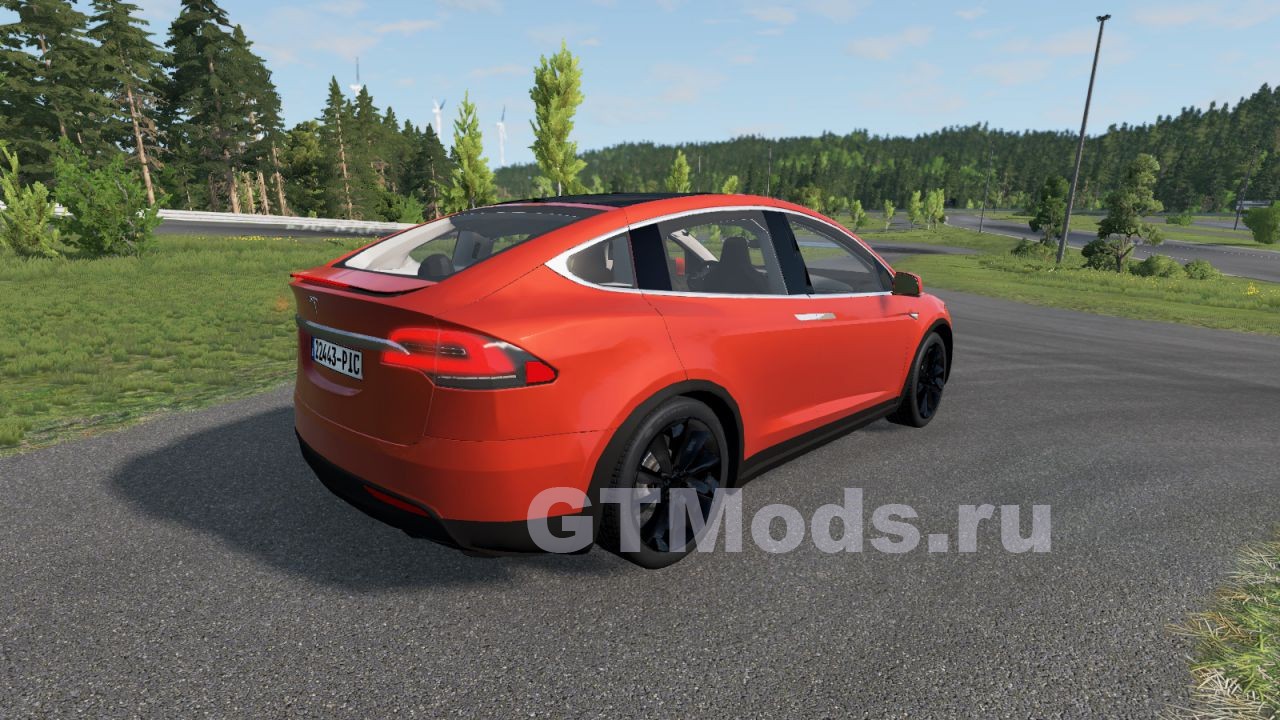 Tesla Model X 2017 v1.0 для BeamNG.drive (0.29.x) » Моды для игр про  автомобили от GTMods.ru