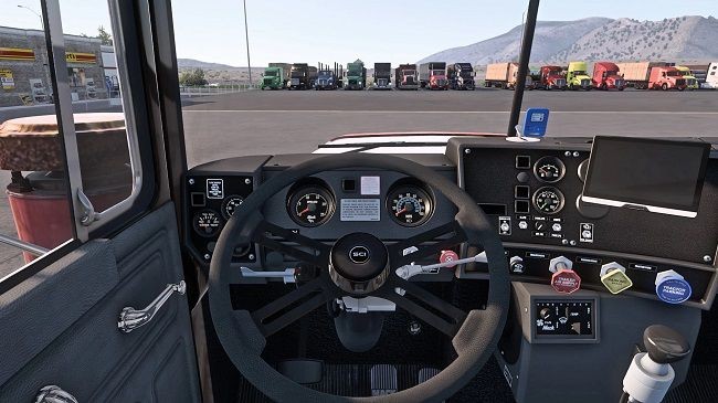 New and Improved Steering Wheels v1.0 для American Truck Simulator (1.43.x)