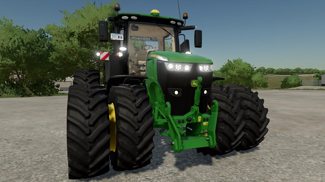 John Deere 7R with SeatCam v1.0 для Farming Simulator 22 (1.2.x)