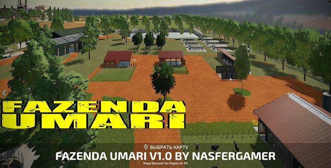 Карта Fazenda Umari Para v2.0 для Farming Simulator 22 (1.5.x)